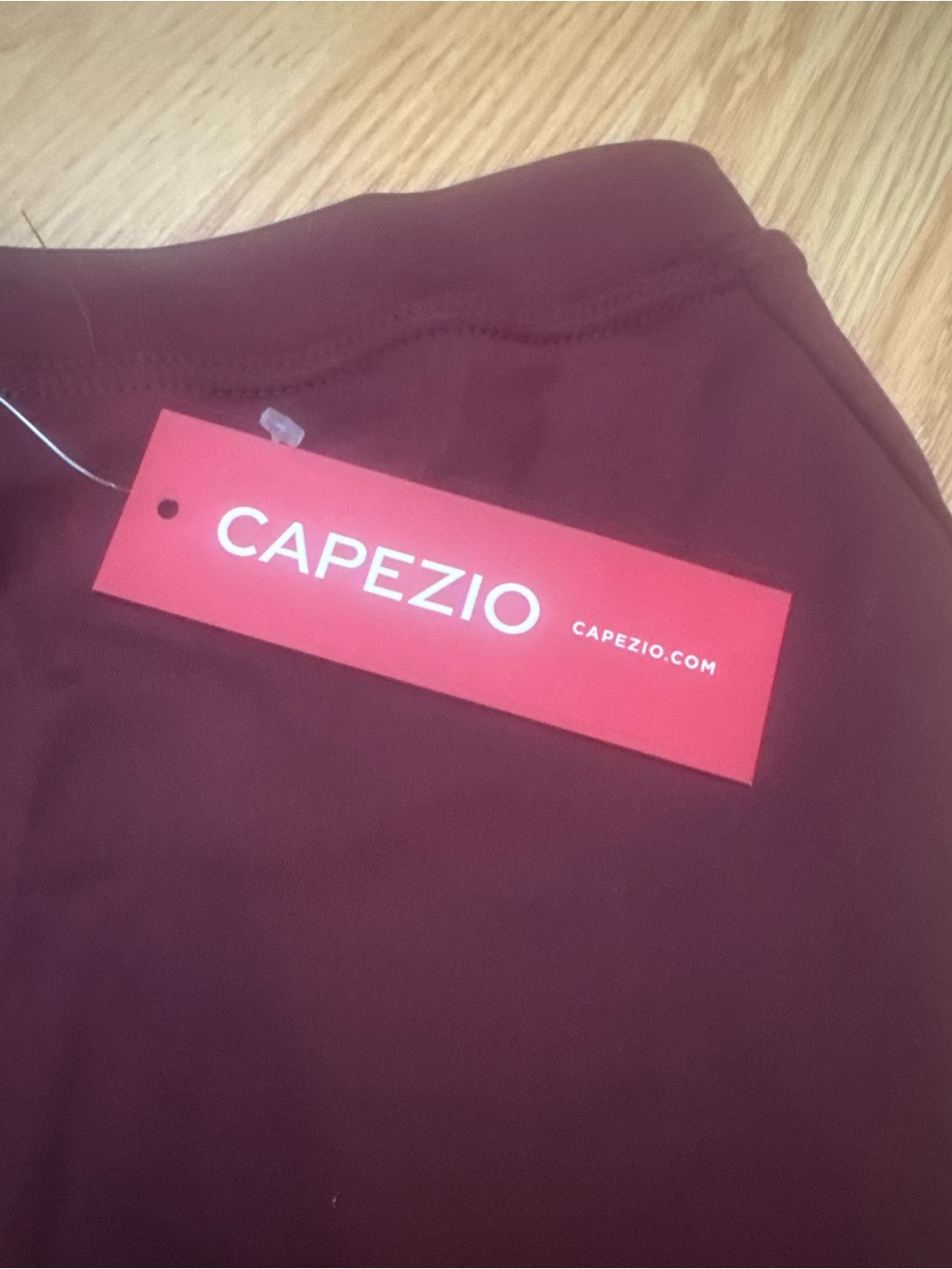 Capezio Wonen’s Lowrise Shirts in Burgundy Wine